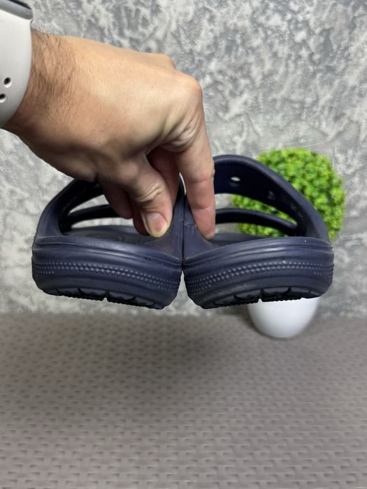 Crocs кроксы шлепанцы тапочки M5 W7 37-38 размер синие