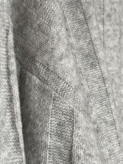 Теплий оверсайз костюм H&M сірий в рубчик , новий