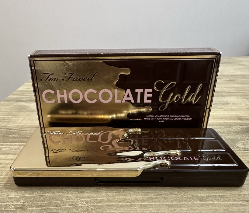Too Faced Chocolate Gold палетка теней
