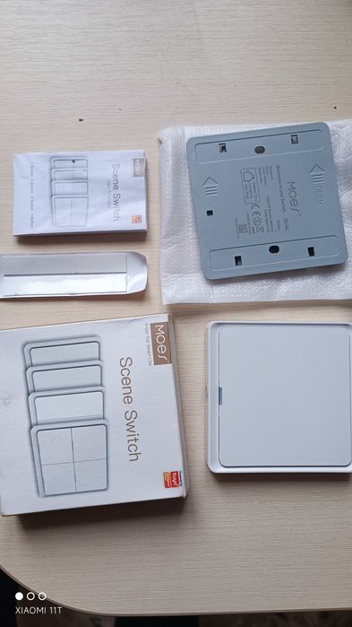 Розумний вимикач MOES Scene Switch, 1 клавішний Zigbee Tuya 2MQTT