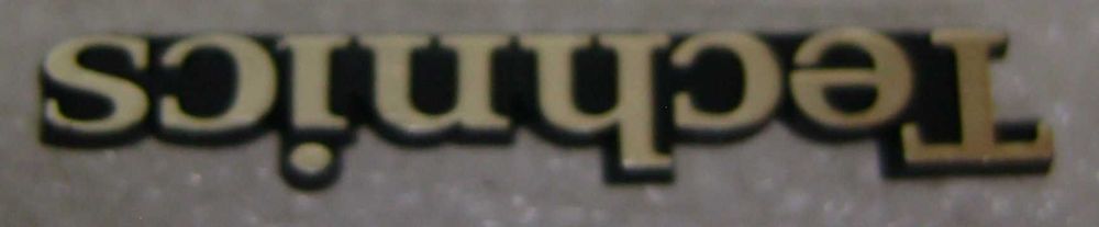 Logo Znaczek Technics duża wieża oryginał 31/4mm