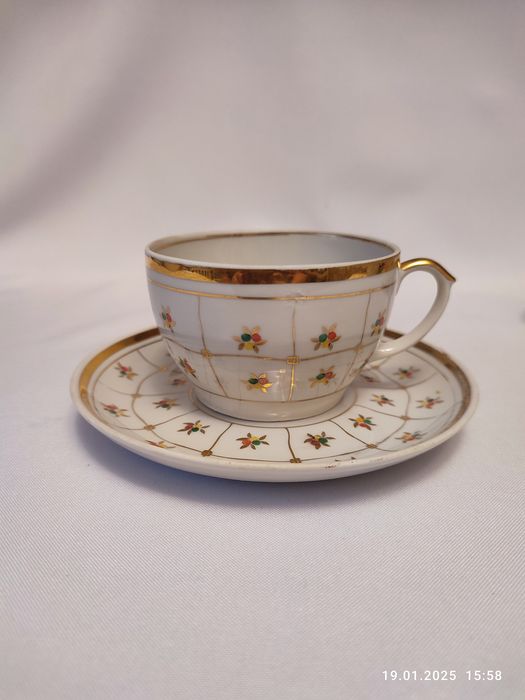 Чайный сервиз Жито Городница, Яблоко Полонное. СССР ретро, винтаж.