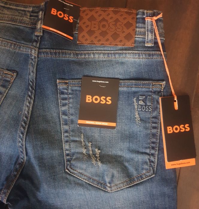 Spodnie jeansowe slim fit boss rozm.30