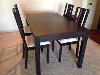 Extendable Table 95x175 (260 when extended) + 4 Chairs, All Brand New64751798772355120