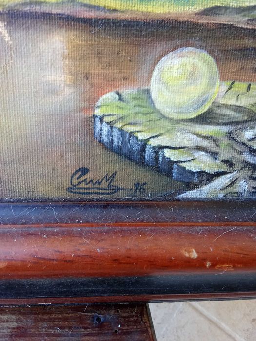 Quadro a óleo de Carlos Bunga