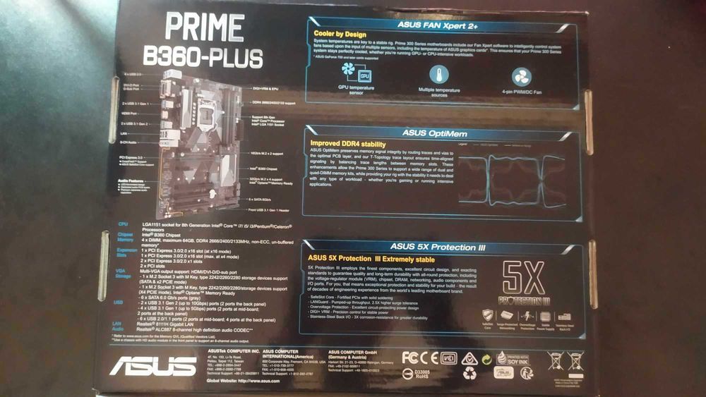Płyta główna Prime b360-plus 5x