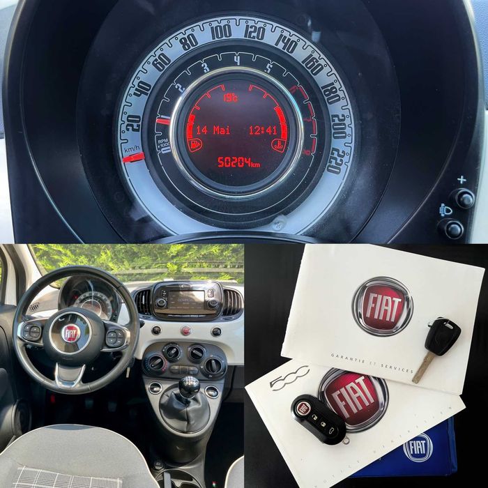 Fiat 500 1.2 Lounge Semi-Novo 50.000km
