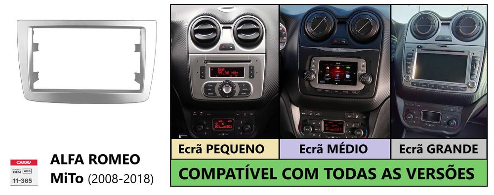 (NOVO) Rádio 2DIN • Alfa Romeo • MiTo • 147 • GT • Android [4+64GB]