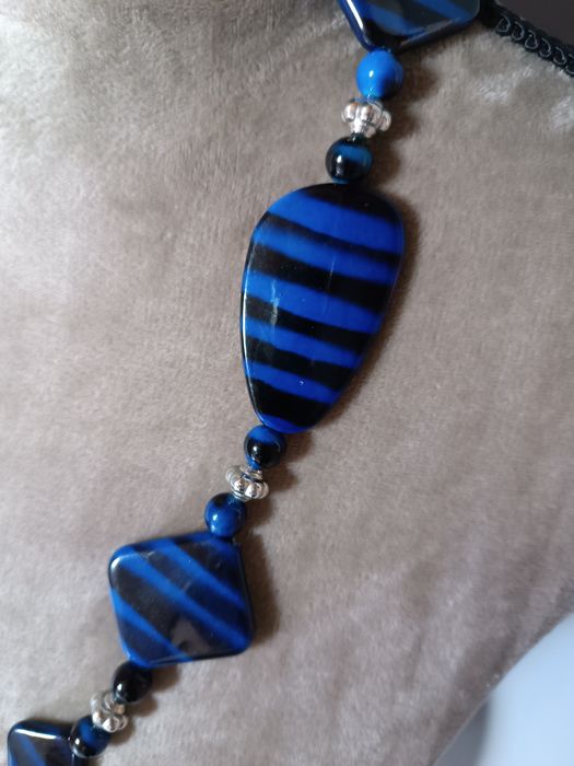 Naszyjnik sztuczna biżuteria boho wisior korale