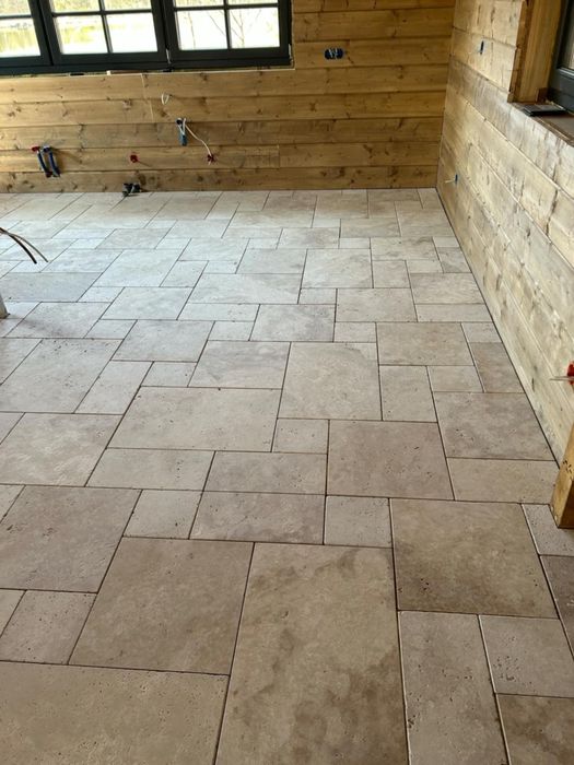 Trawertyn  Light Premium kamień naturalny, układ rzymski 1,2cm