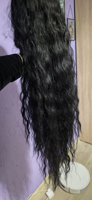 Peruka czarna lace front