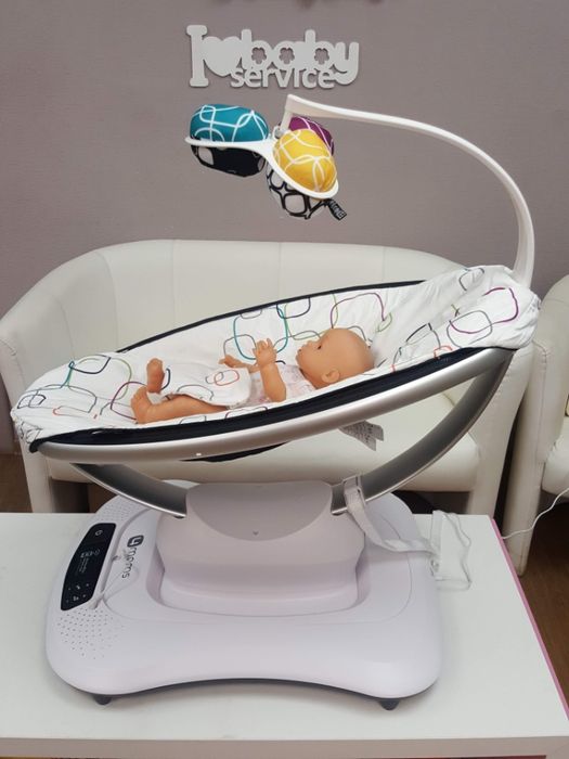 4Moms MamaRoo 4.0 Заколисуючий центр Мамару, качелька напрокат Харків