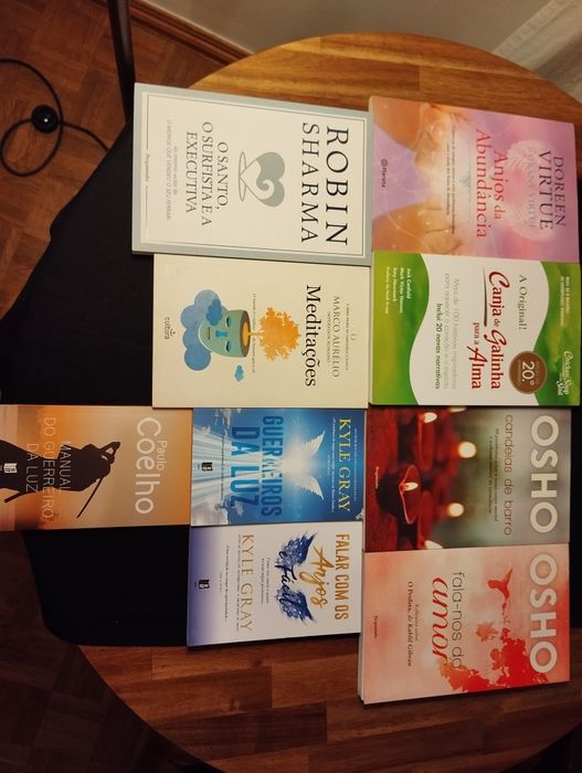Livros sobre espiritualidade, meditação e ajuda pessoal