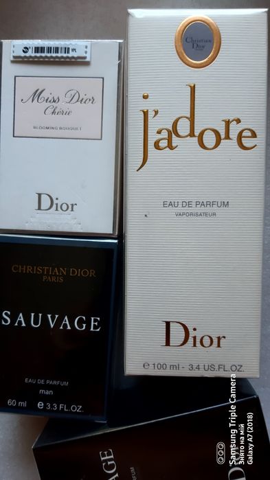Miss Dior sherie.Dior Jador.Dior Sauvage.100млКоллекция