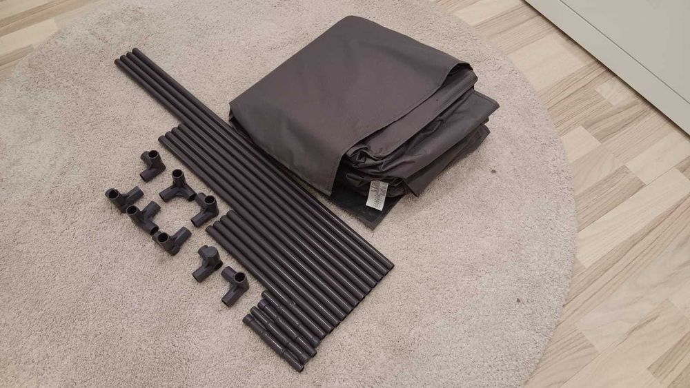 Sapateira desmontável (armação metálica e lona)