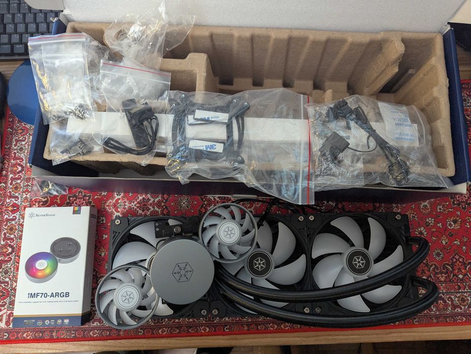 Водяне охолодженя СРО Silverstone IceMyst 420. AM5/4 LGA 1700/1851