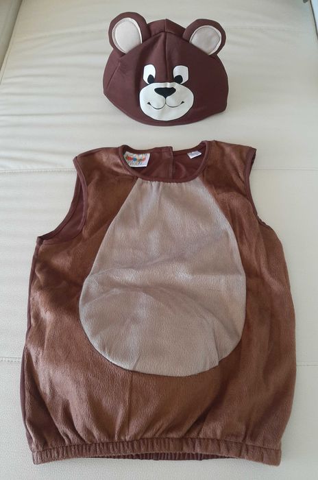 Fantasia Carnaval Urso 4/6 anos