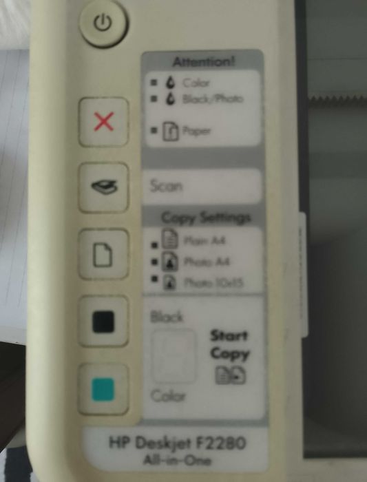 Impressora HP Deskjet F2280 All-in-One _ print + scan