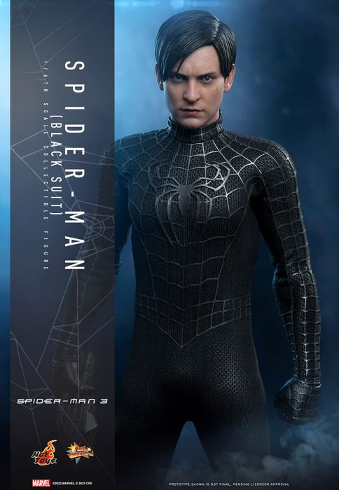 Фігурка 1/6 Hot Toys MMS727 Spider-Man (Black Suit) Spider-Man 3