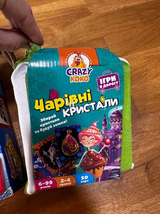Настільні розвиваючи ігри Хапай вуса, Twisty (DJECO), Чарівнв кристали