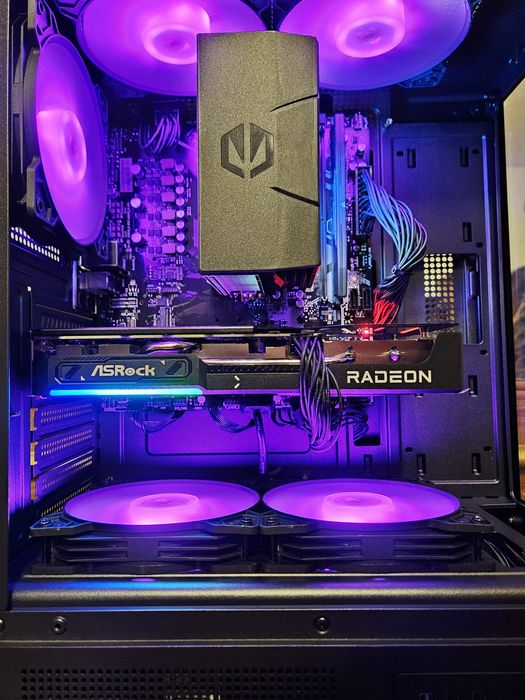 NOWY Komputer gamingowy RX 9060XT/RYZEN 7500F/32GB/M.2/GWARANCJA!