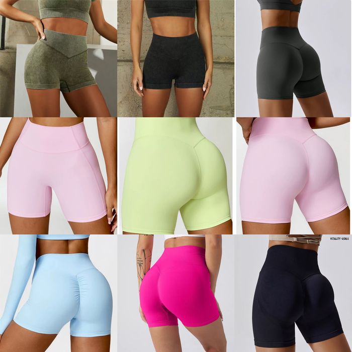 Спортивні шорти висока талія push up, легінси хс, с, м, л