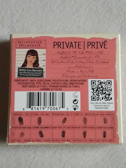 theBalm Betty-Lou Manizer Bronzer - Portes Incluidos