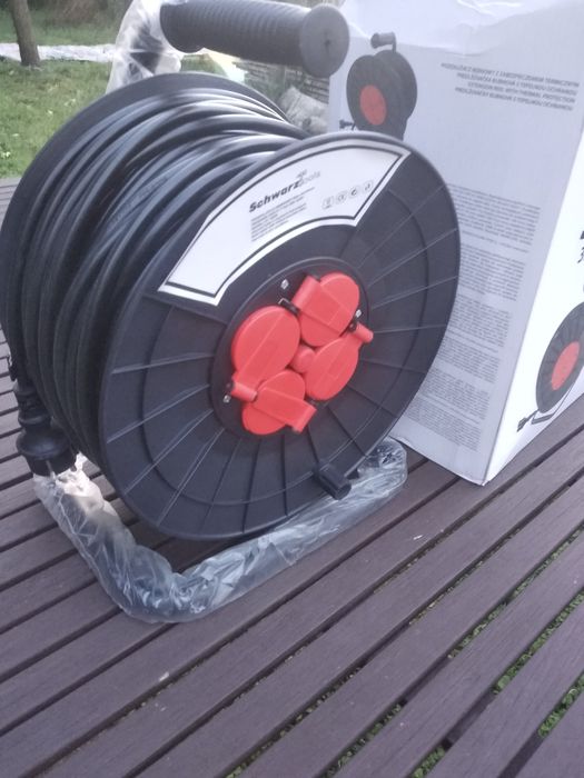 Удлінітель 50м 3×2.5 переноска подовжувач удлинитель