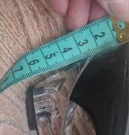 Buty transparentne z kwiatem na lato