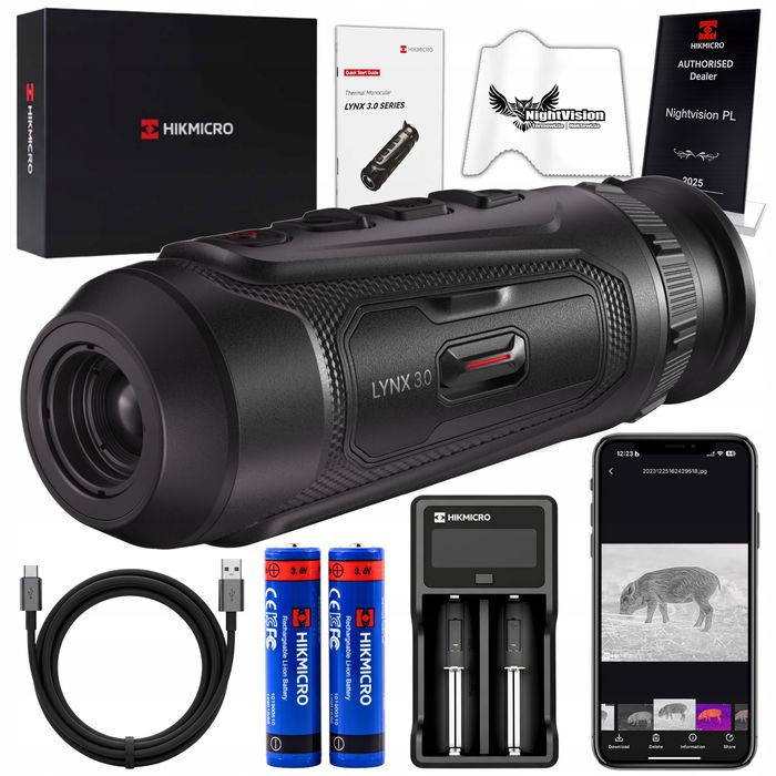 Kamera Termowizyjna Termowizor Monokular Hikmicro Lynx LE15 3.0 / V3