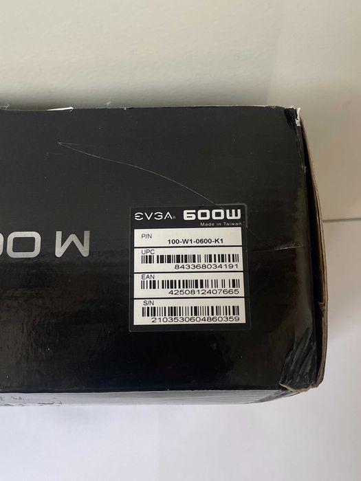 EVGA 600W 100-W1-0600 Блок Питания ПК