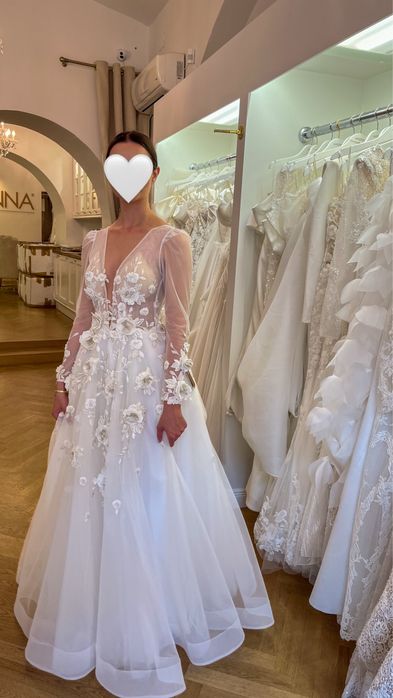 Suknia ślubna Pansy by Oliver Martino | EU 38