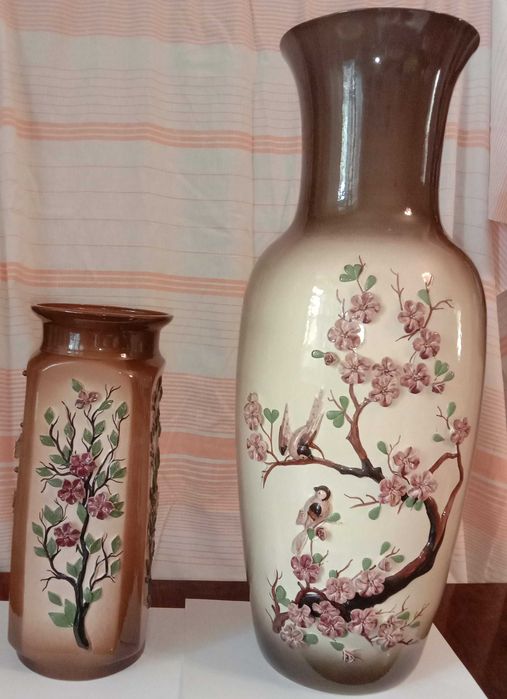 Большая красивая напольная ваза «Весна». Новая. Кисловодская фабрика