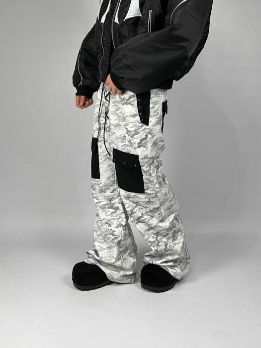 Штани сірі камо камуфляж camo pants archive архив кастом штаны джинсы