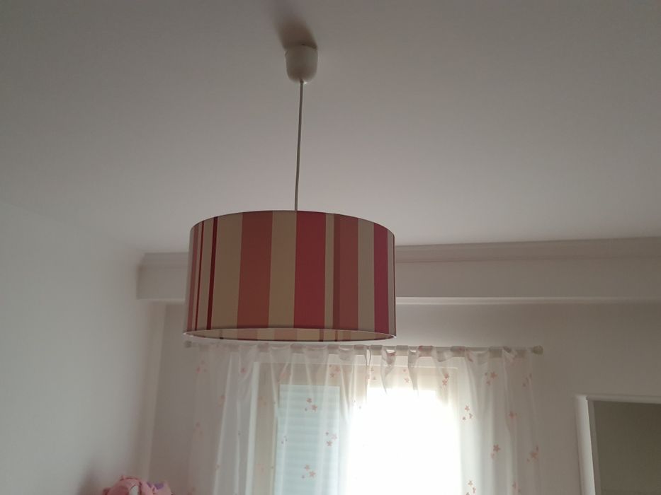 Vendo candeeiro rosa - marca Leroy merlin