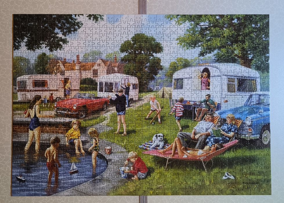 Пазли Gibsons Caravan holidays 1000 елементів