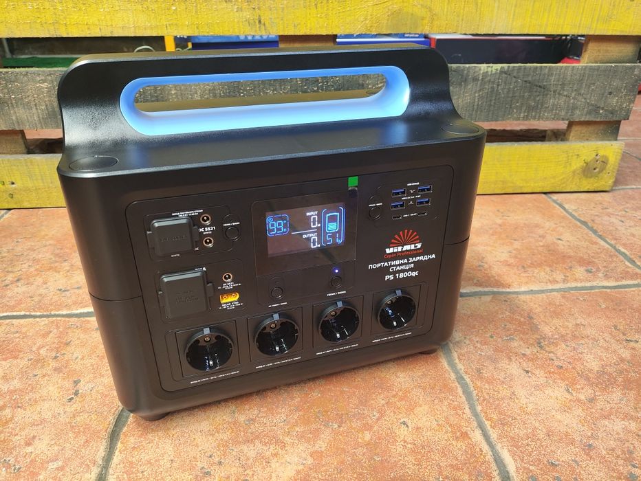 Портативная зарядная станция Vitals PS 1800qc/2.4кВт/1536в\ч/LiFePO4