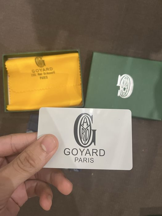 Carteira goyard azul