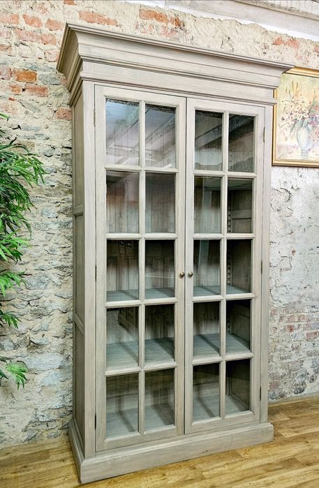 Witryna- WYSOKA 240cm - z litego drewna