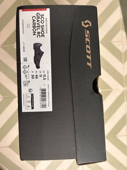 sapatos-scott-gravel-rc-carbon novos