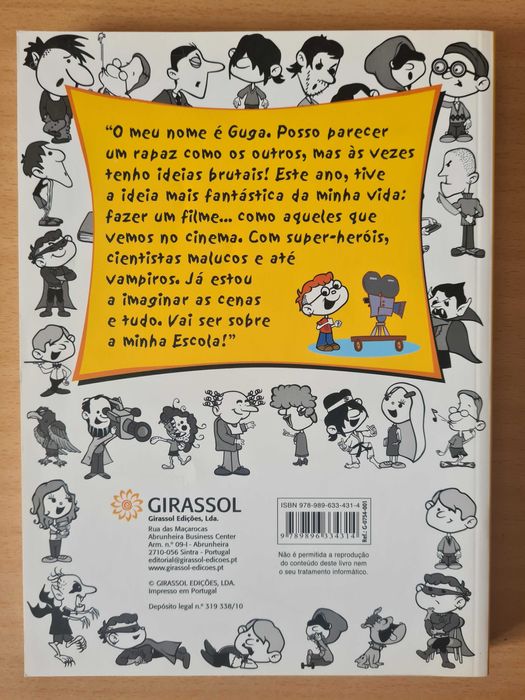 livro juvenil "A Minha Escola Dava um Filme" de Jr. Rodry