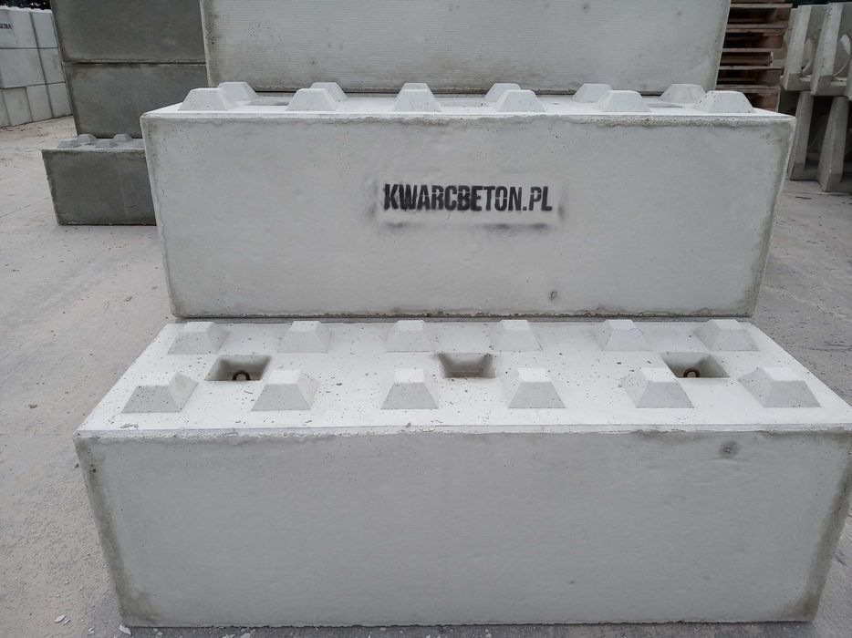 Blok betonowy typ lego mur oporowy klocki betonowe 180x60x60 PRODUCENT
