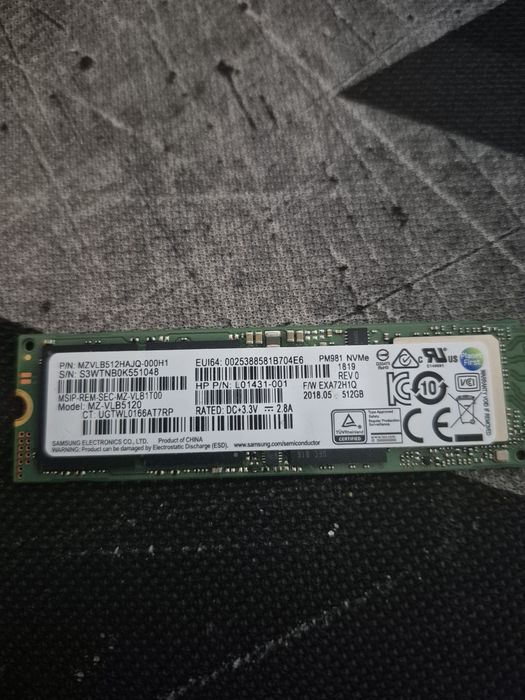 Dysk SSD M2 Nvme 512GB Samsung (4)