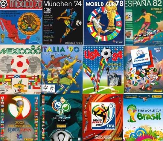 FIFA world Cup 1998, 2002, 2006, 2014, 2018,2022 PANINI