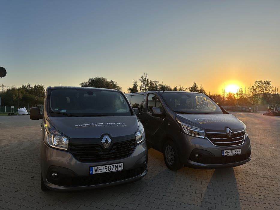 Wynajem busa 9 os Renault Trafic