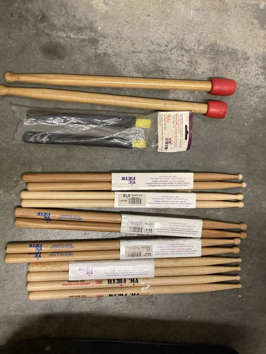 Baquetas Vic firth normais de marimba e para jazz
