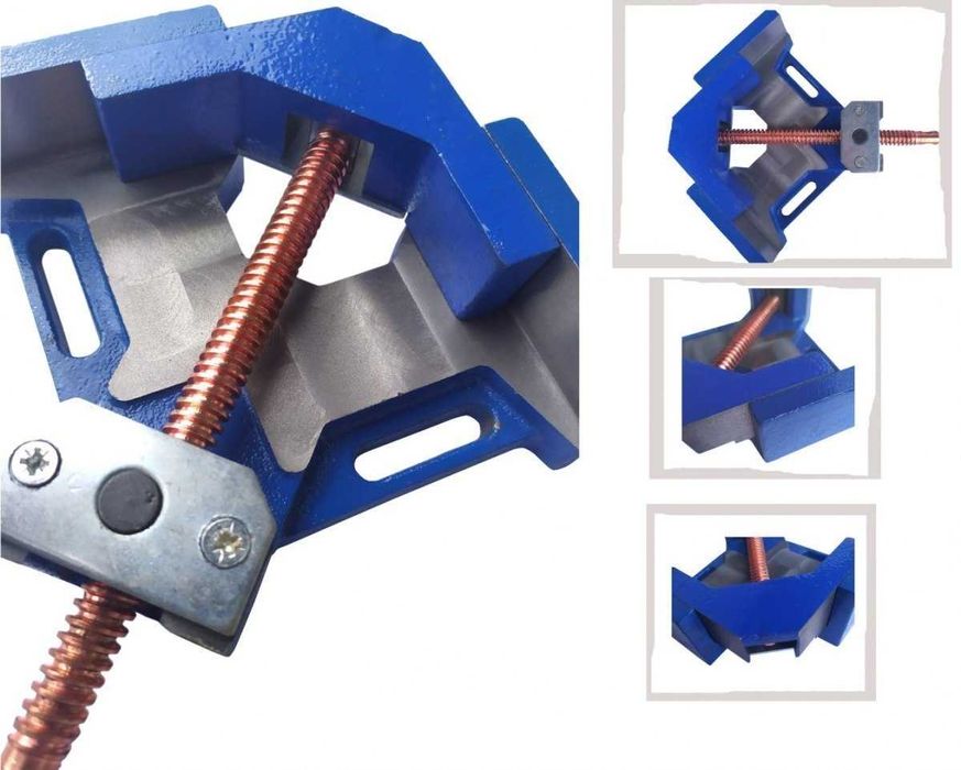Imadło kątowe stalowe regulowane 0–60 mm