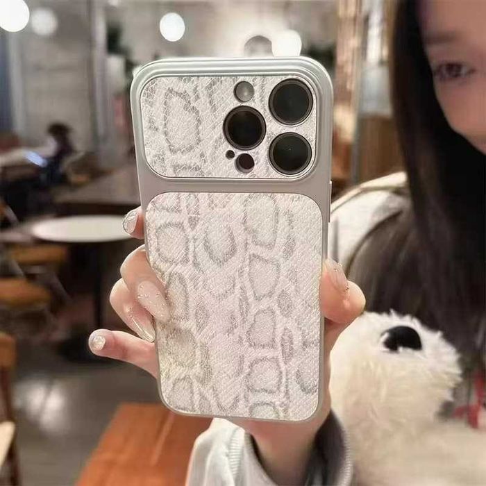 Etui Iphone 17 Pro wzór: Skóra węża