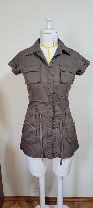 Colete  verde escuro de senhora