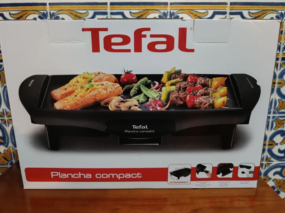 Grelhador de Placas Tefal Novo